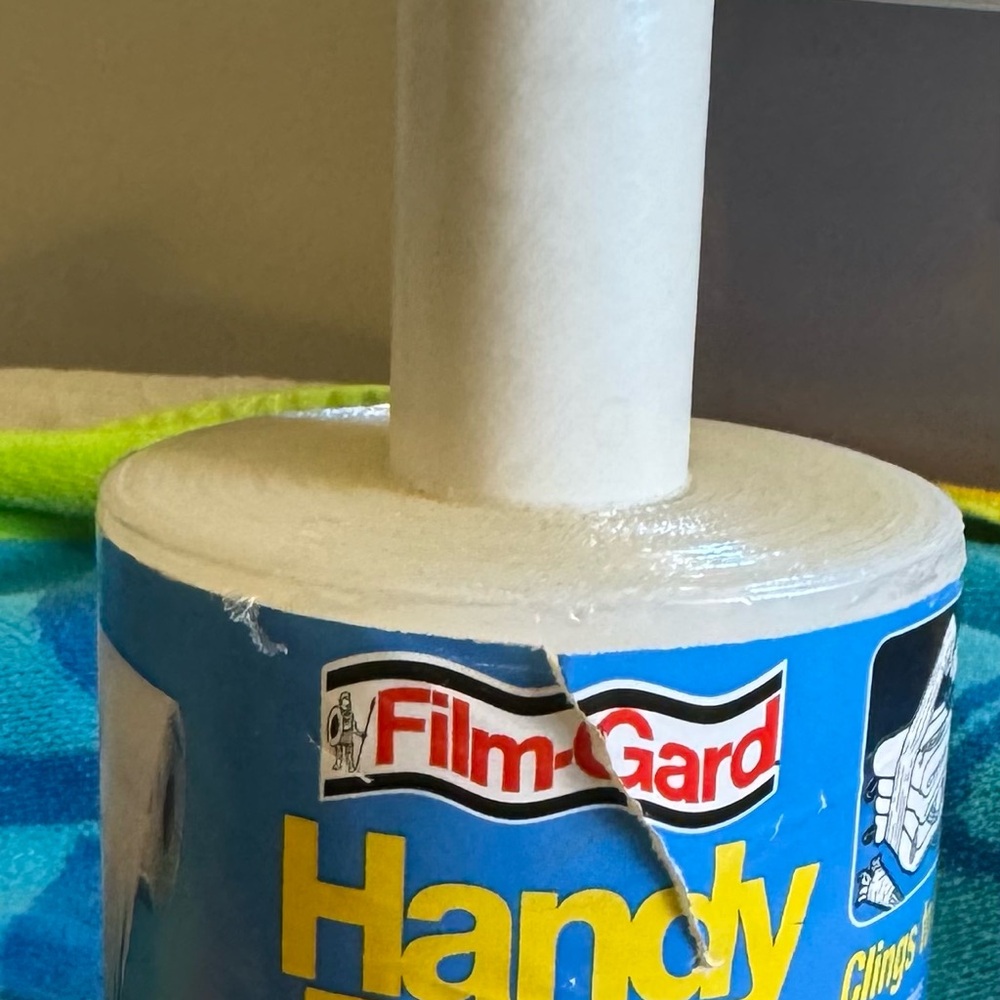 NWT Film-Gard Handy Band Plastic Storage Wrap 5”x1000’